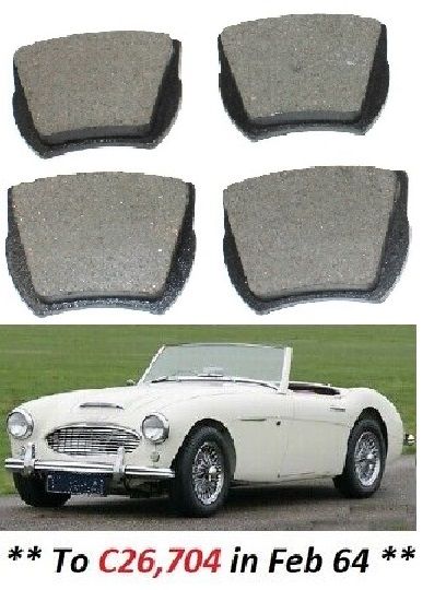 FRONT BRAKE PADS SET (Austin Healey 3000) (Mk1 & Mk2) (**1959- 64 Only**) 